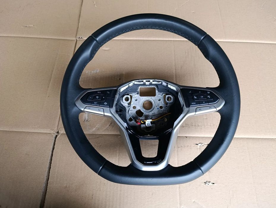 VW GOLF VIII 8 KIEROWNICA SKÓRA MULTIFUNKCJA GRZANA EUROPA 5H0419089HP