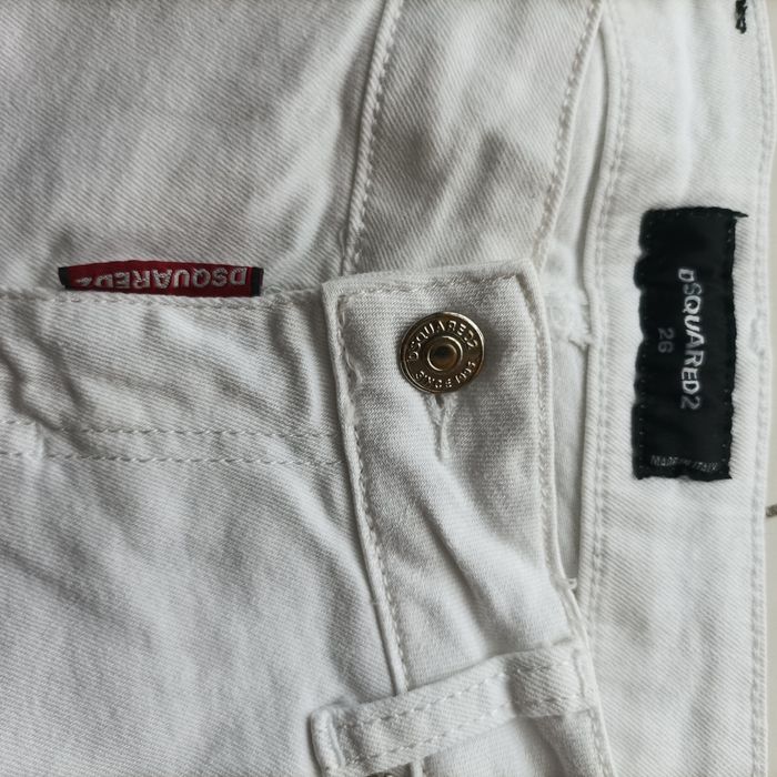 Spodnie białe Dsquared2 S