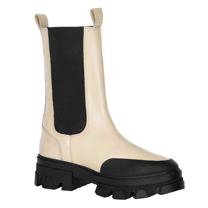 Joop! botki chelsea skóra naturalna beżowe roz. 39