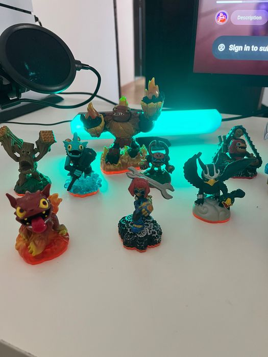 Vendo skylanders com uma Nintendo 2DS