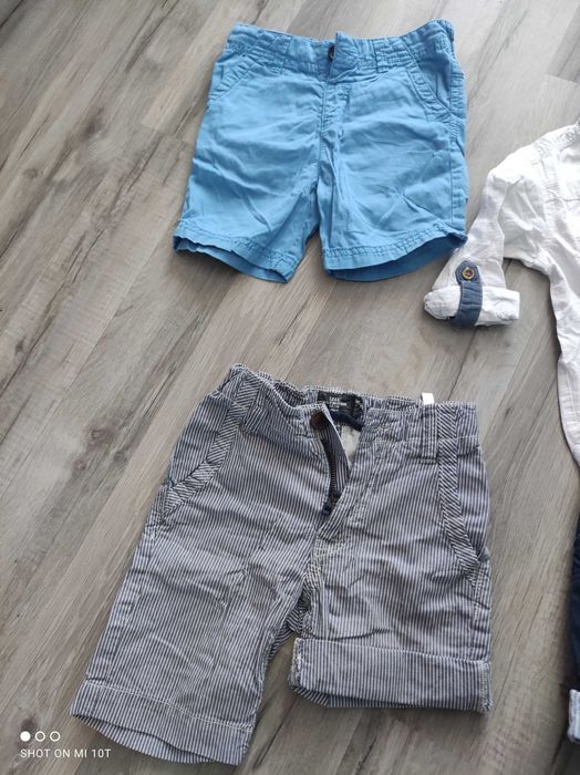 Zestaw ubrań 98 spodenki h&m hm  koszula