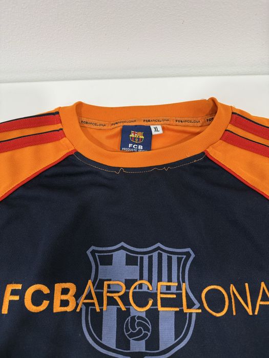 T-shirt FC Barcelona Azul e Laranja XL