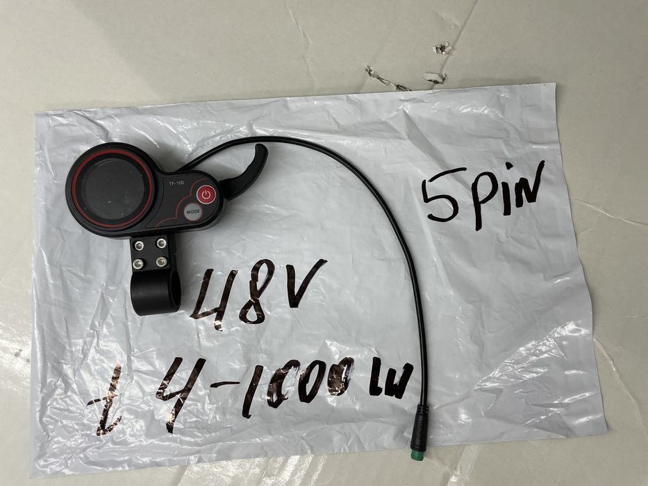 Экран TF-100 бортовой компьютер 5pin 48 v , 60v Crosser T4, T4 TURBO