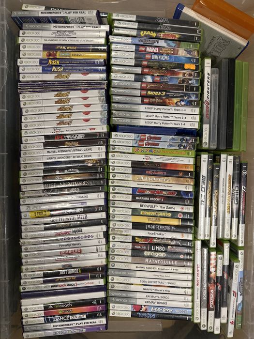 Sprzedam zamienie gry dla dzieci Kinect Xbox360 lego rayman minecraft