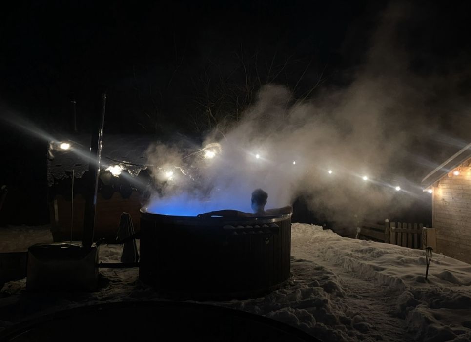 Dom na Warmii i Mazurach z sauną i banią, okolice jeziora Dadaj