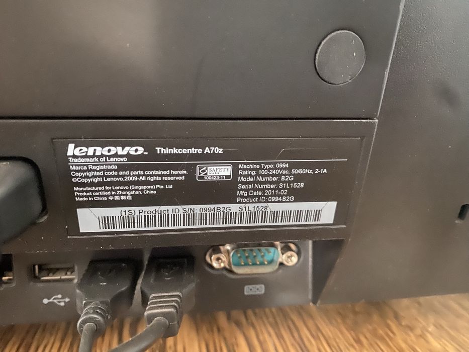 Продається моноблок Lenovo ThinkCentre А70z