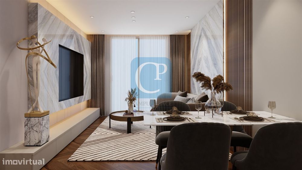 Apartamento tipologia T2 em construção, no Empreendimento Nobel 41-85