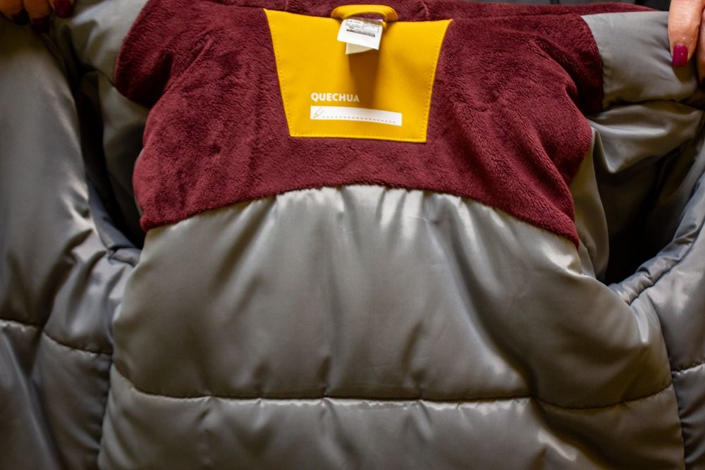 Kurtka zimowa, narciarska, żółta, dla dzieci