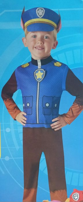 Strój karnawałowy Psi Patrol przebranie Chase w rozm. 98/104