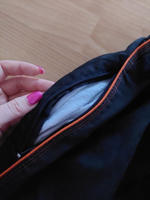 Spodnie męskie, dresy Puma, śliski materiał