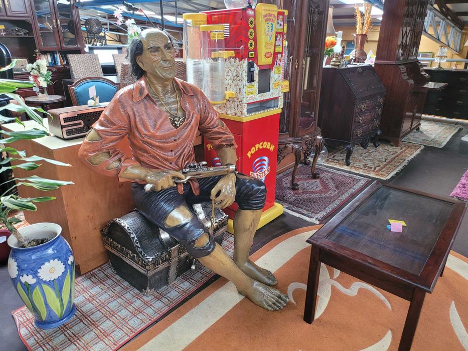 Pirata muito realista em tamanho real - óptimo estado