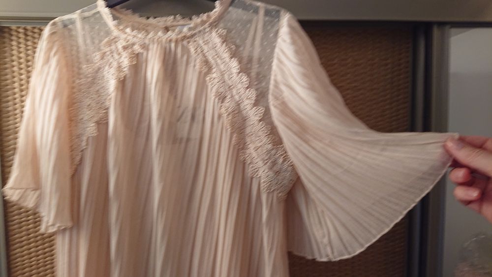 Sukienka zara M plisowana okolicznościowa