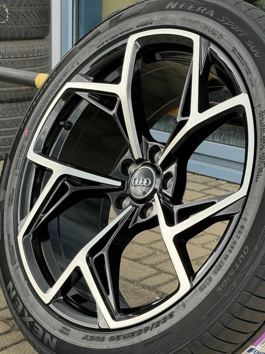 Nowe koła 22 cale Audi Q7 SQ7 czarne połysk srebrne