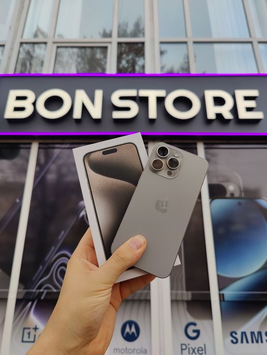 Магазин. Гарантія. Apple Iphone 15 pro max 256gb Natural