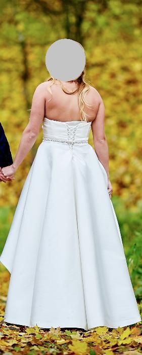 suknia ślubna z kieszeniami r.38/40