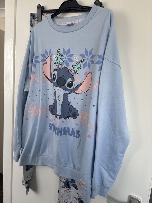 Pizama 16/18  Stitch niebieska