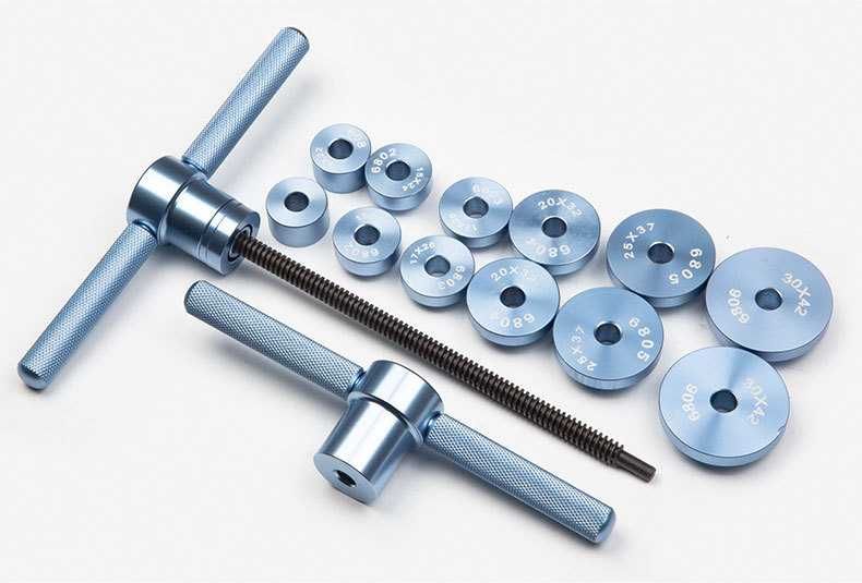 Prasa przyrząd do montażu łożysk rowerowych zestaw