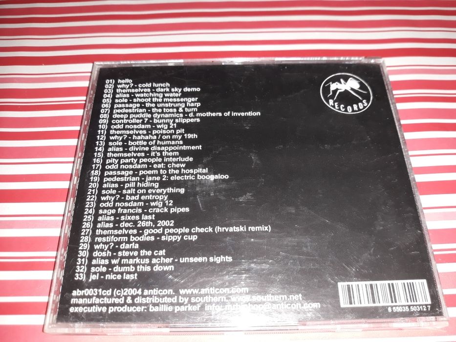 Anticon label sampler: '99-'04