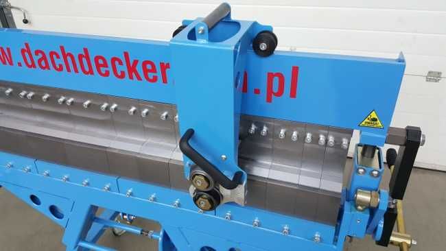 Zaginarka segmentowa SEG-U 1250/1,5 mm Dachdecker
