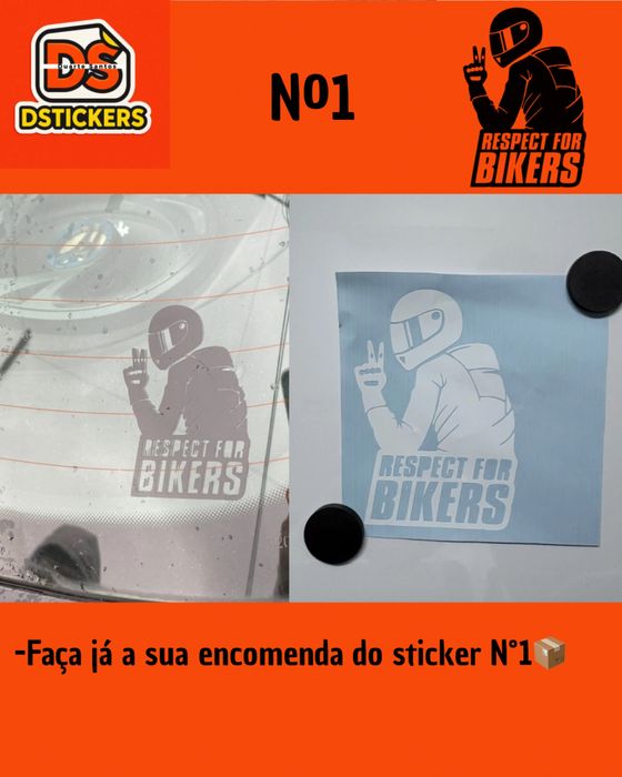 Autocolante “Respect for Bikers”