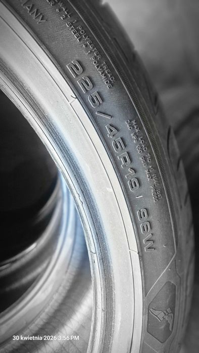 4 opony Goodyear Eagle 225 45r19 w96 dot 5121