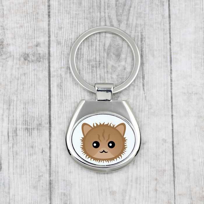 Selkirk Rex brelok z kotem Art-Dog