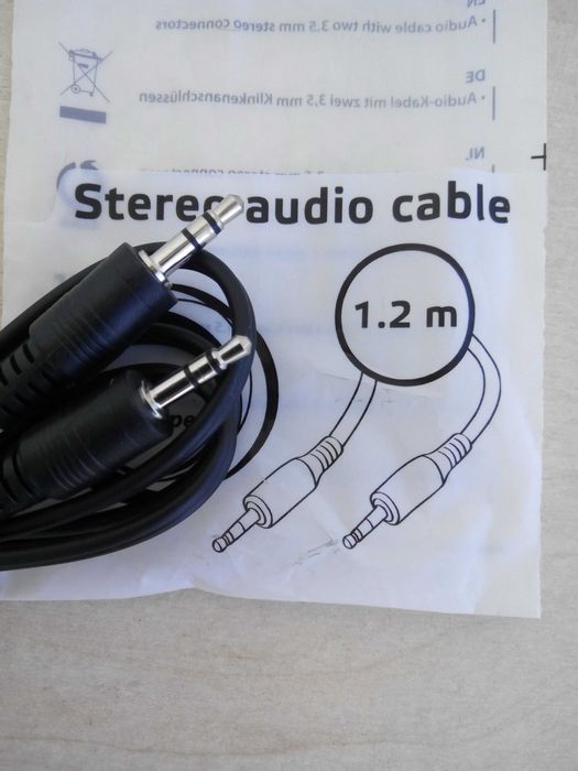 Aux кабель mini jack 3.5мм папа-папа