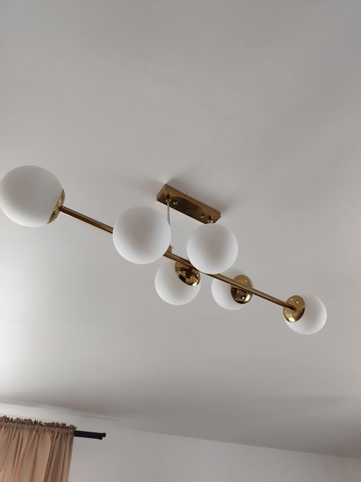 Lampa sufitowa żyrandol kule