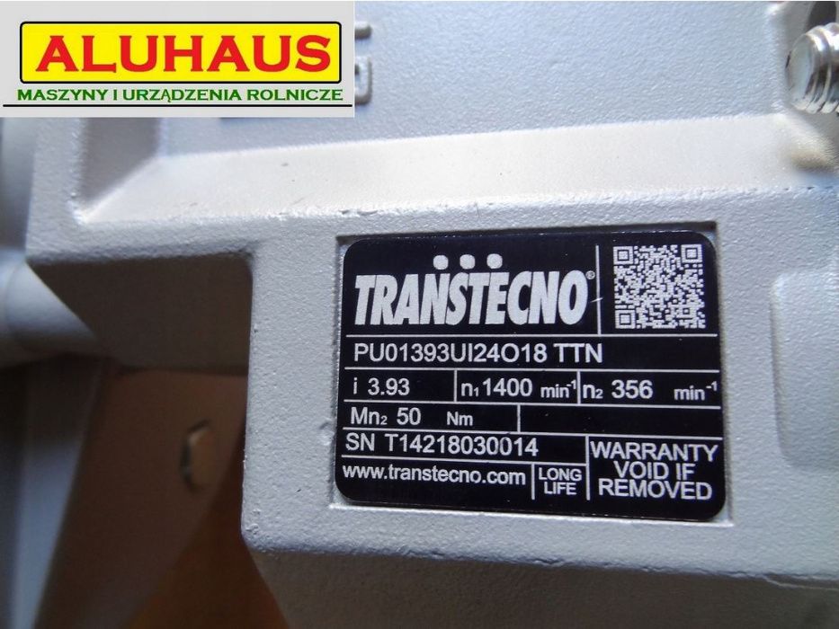 Napęd paszociąg motoreduktor 1,5kW Transtecno Silnik