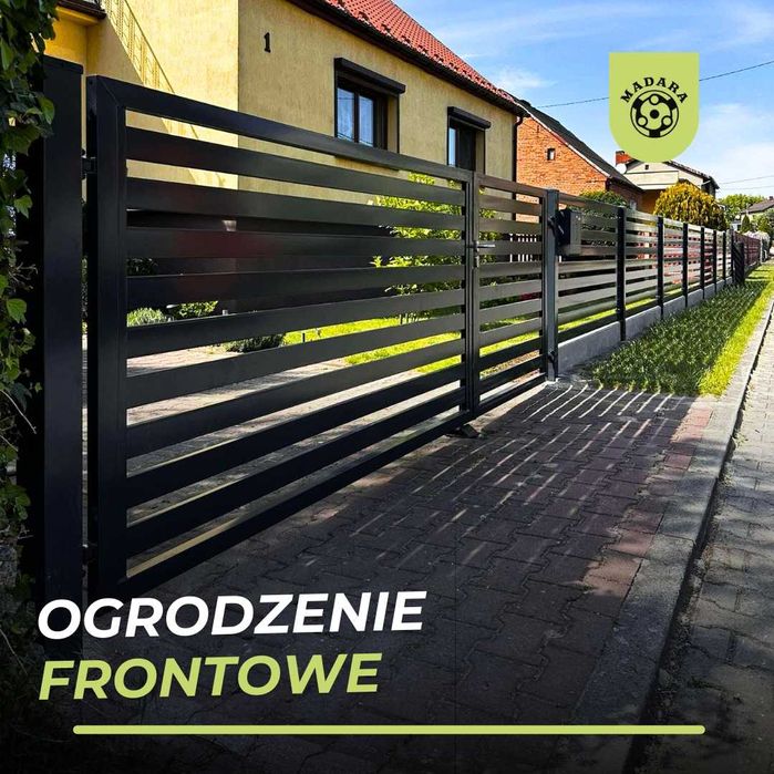 przęsła spawane, przęsła palisadowe, nowoczesne ogrodzenie