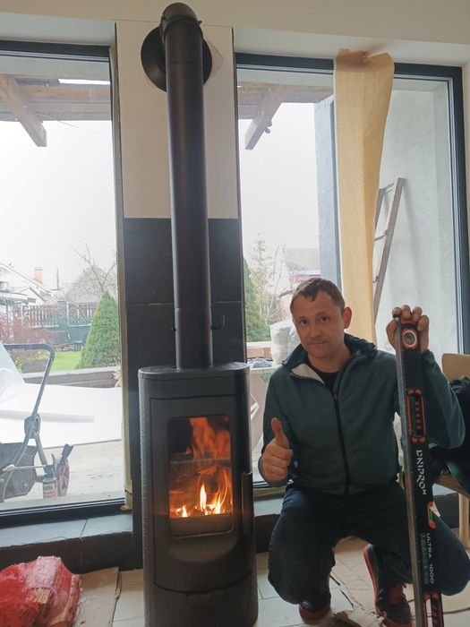 Монтаж дымоходов, чистка дымоходов, твердотопливных котлов ...