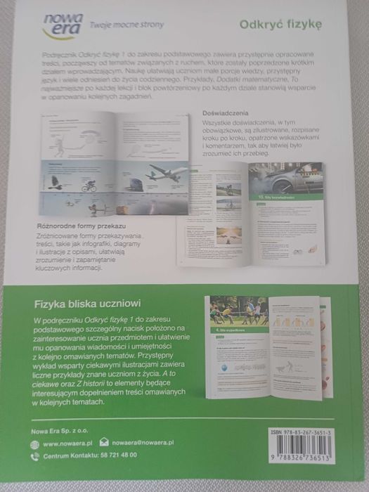 FIZYKA  Odkryć fizykę kl I zakres podstawowy liceum i technikum