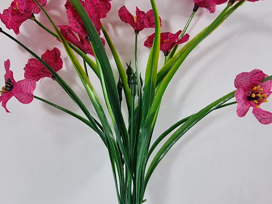 Sztuczne kwiaty bukiet bukiety do wazonu różowe