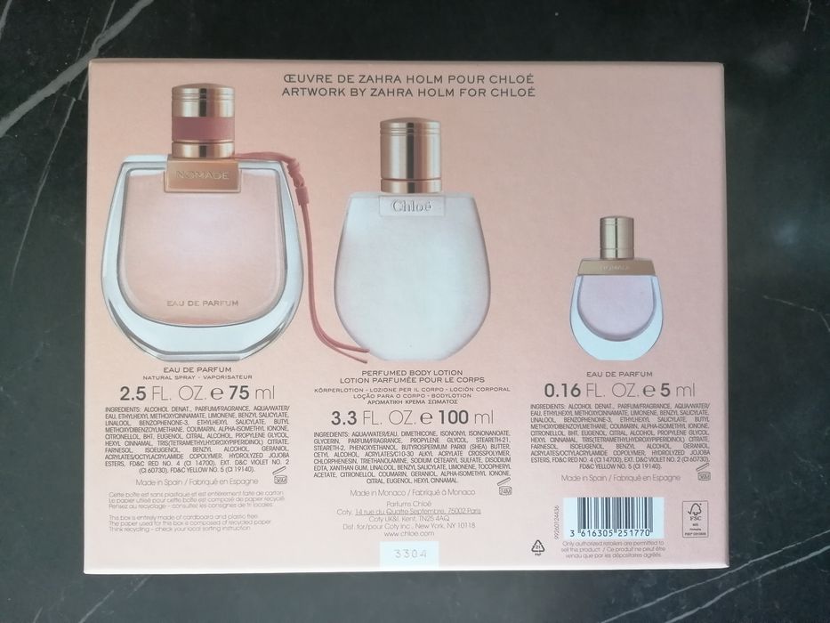 Zestaw Chloé Nomade
