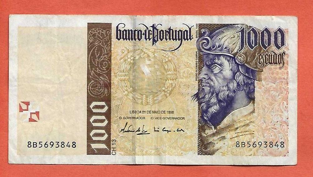 Nota de 1000$00 21/05/1998