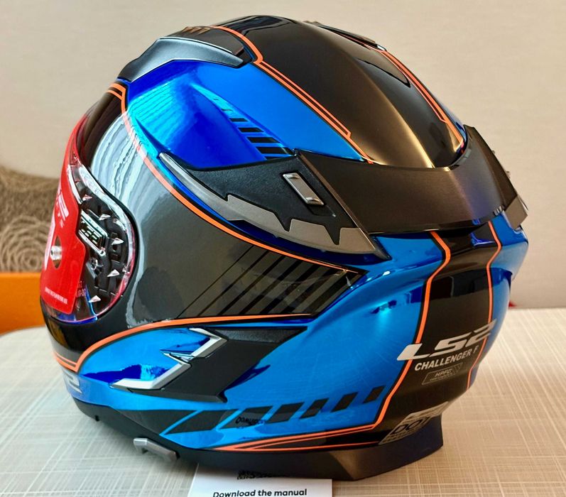 Capacete NOVO LS2 Challenger Carbon/Kevlar (40% DESCONTO) Tam S
