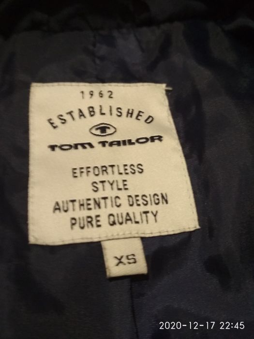 Tom Tailor Kurtka damska granatowa XS