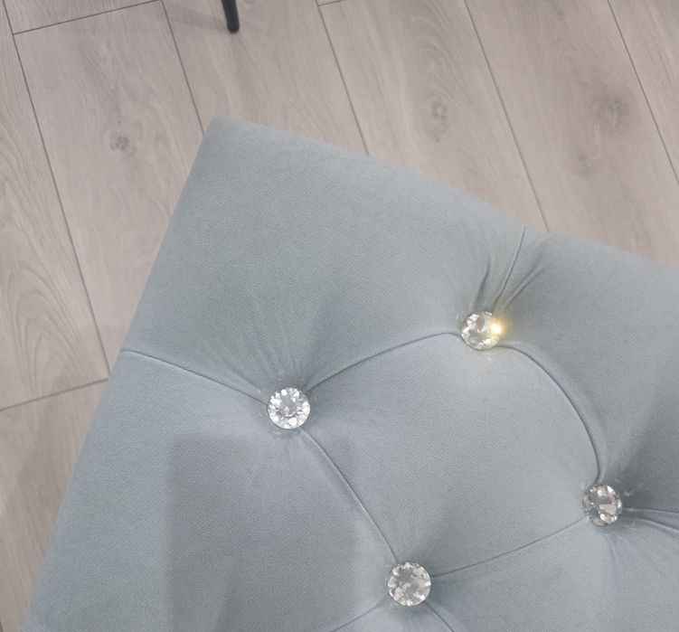 Ławka glamour pikowana