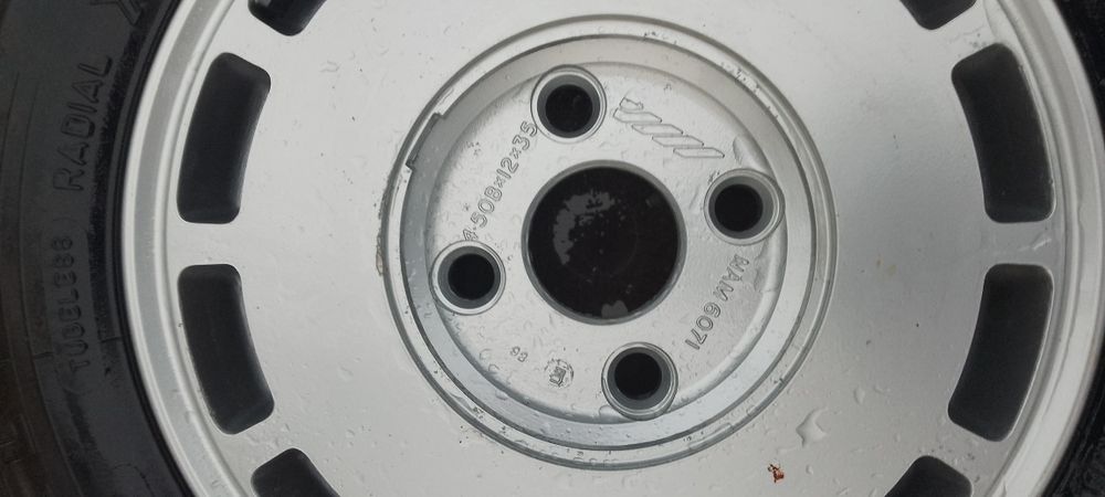 Koła.  Aluminiowe 12. 4x100. Fiat 126. minimoris