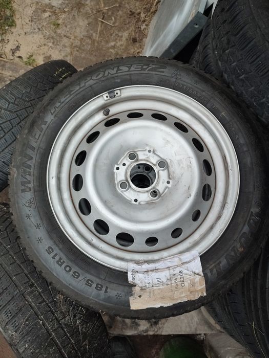 Колеса різноширокі  на Смарт R15/4*100/5.5+5J/резина 185/60 та 165/65
