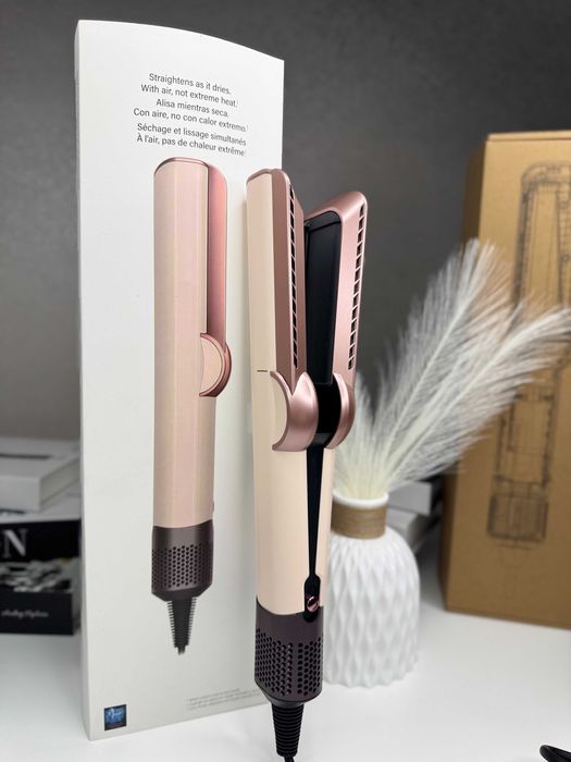 HT01 Airstrait Ceramic Pink/Rose Gold  гладке волосся без пошкоджень