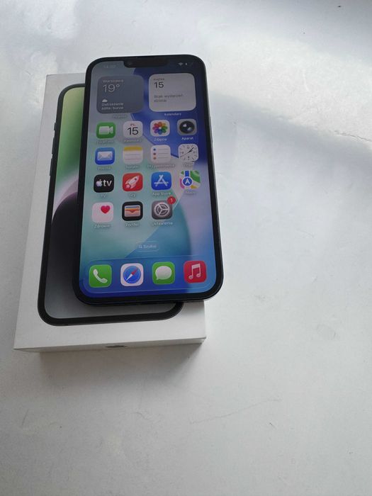 iPhone 14, Midnight, 128 GB, gwarancja