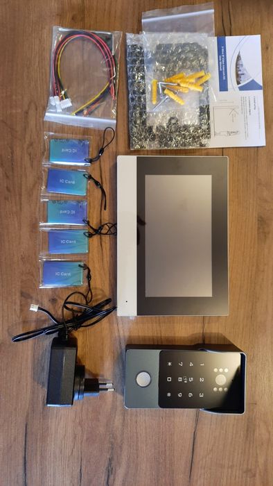 Відео домофон 7"+ визивна панель Smart tuya wifi 1080p для будинку
