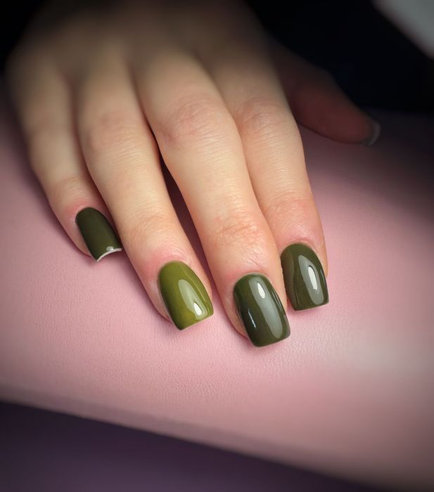 Paznokcie hybryda, żel, przedłużenie na formie