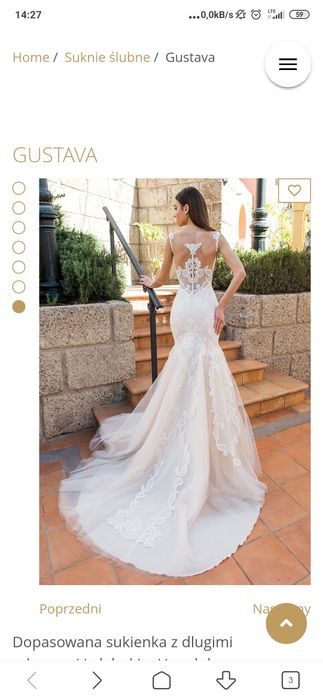 Suknia ślubna Oksana Mukha M 38