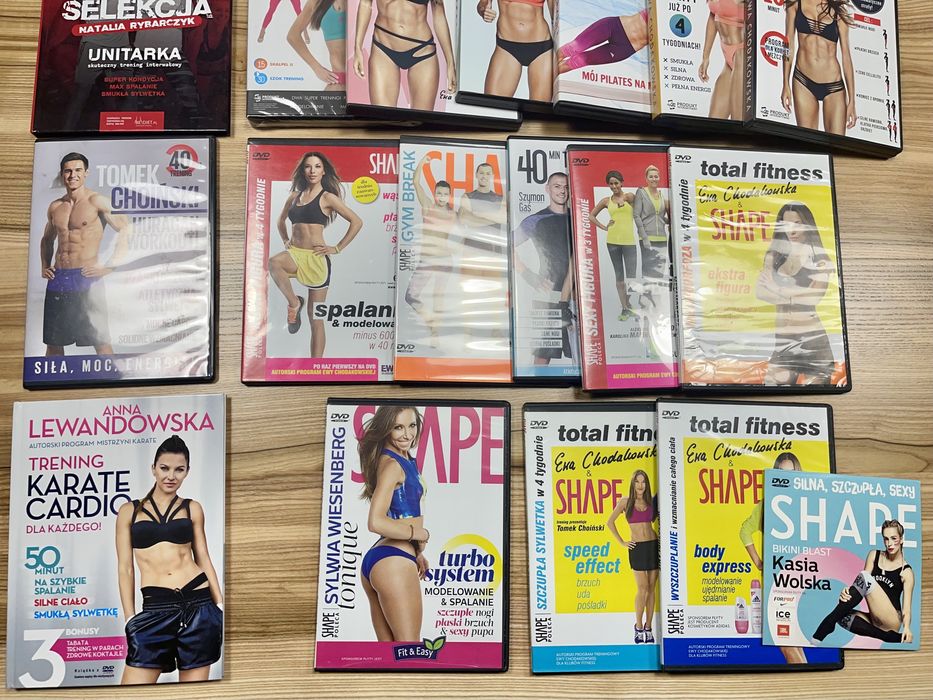 Zestaw płyt Chodakowska Choiński Lewandowska Rybarczyk