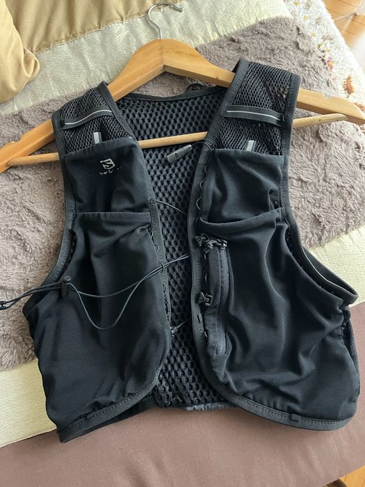 Colete de hidratação Salomon  active skin 8 set  preto.