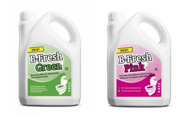 Набір рідини для біотуалета, B-Fresh Green + B-Fresh Pink, THETFORD.