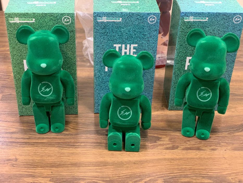 Бербрик Барбрик Bearbrick Фигурка Медведя зеленая Распродажа