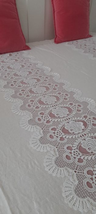 Colcha de Linho cama de casal